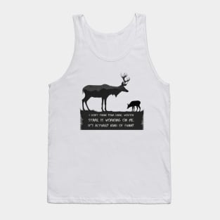 wolf and deer, wolf is my spirital animal Tank Top